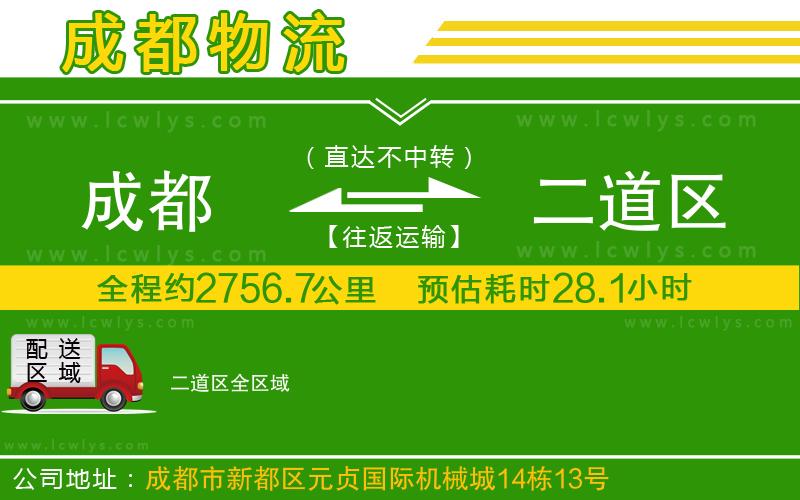 成都到二道區貨運公司