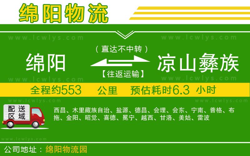 綿陽到涼山彝族自治州貨運公司