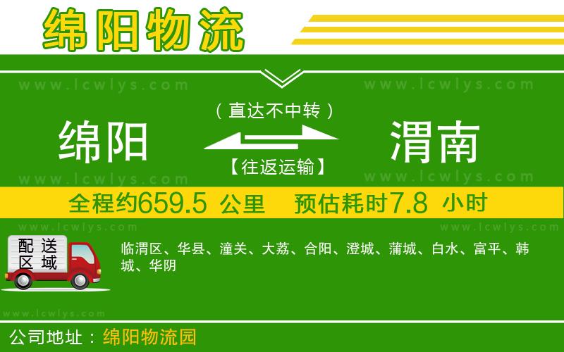 綿陽到渭南貨運公司