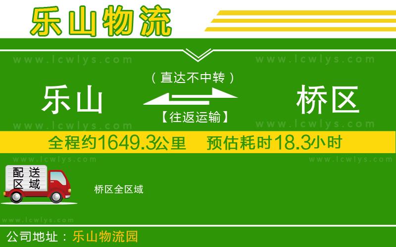 樂山到埇橋區物流專線