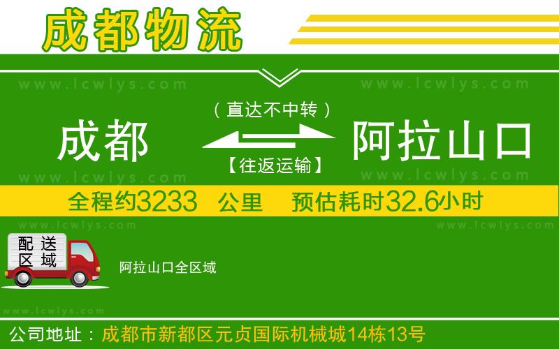 成都到阿拉山口貨運專線