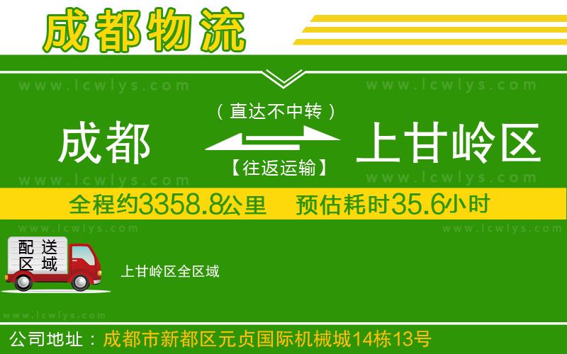 成都到上甘嶺區專線