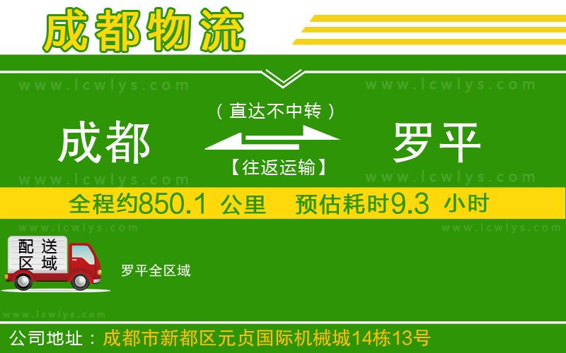 成都到羅平貨運(yùn)